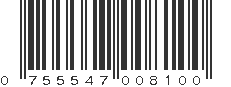 UPC 755547008100