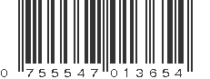 UPC 755547013654