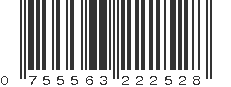 UPC 755563222528