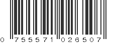 UPC 755571026507