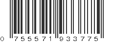 UPC 755571933775