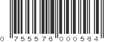 UPC 755576000564