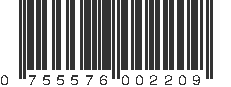 UPC 755576002209