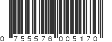 UPC 755576005170