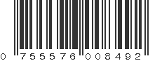 UPC 755576008492