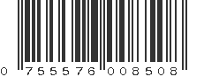 UPC 755576008508