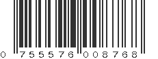 UPC 755576008768