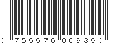 UPC 755576009390