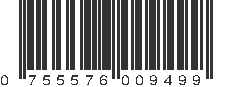 UPC 755576009499