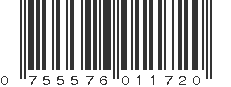 UPC 755576011720