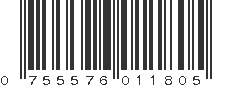 UPC 755576011805