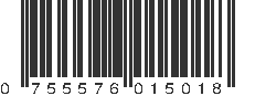 UPC 755576015018