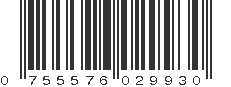 UPC 755576029930