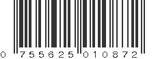 UPC 755625010872