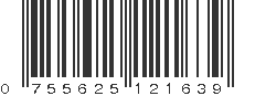 UPC 755625121639