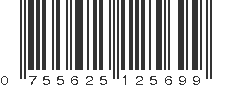 UPC 755625125699