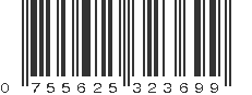 UPC 755625323699
