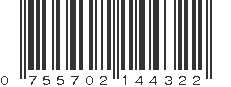 UPC 755702144322