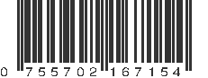 UPC 755702167154