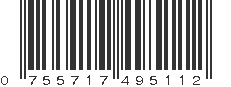 UPC 755717495112