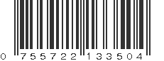 UPC 755722133504