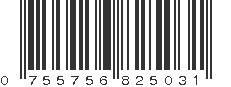 UPC 755756825031