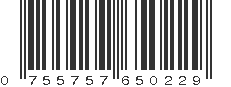 UPC 755757650229