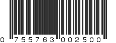 UPC 755763002500