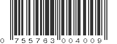 UPC 755763004009