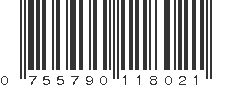 UPC 755790118021