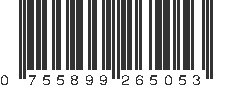 UPC 755899265053