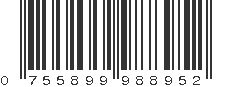 UPC 755899988952