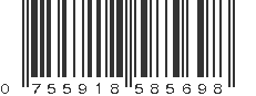 UPC 755918585698