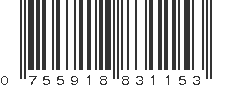 UPC 755918831153