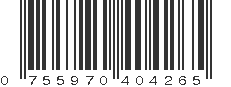 UPC 755970404265