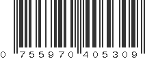 UPC 755970405309