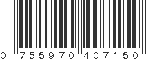 UPC 755970407150