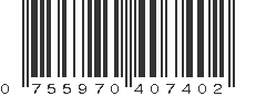 UPC 755970407402