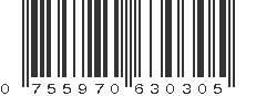 UPC 755970630305