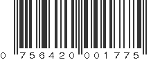 UPC 756420001775