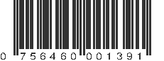 UPC 756460001391