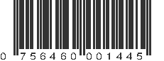 UPC 756460001445