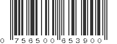 UPC 756500653900