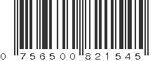 UPC 756500821545