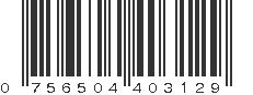 UPC 756504403129