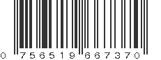 UPC 756519667370