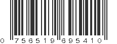 UPC 756519695410