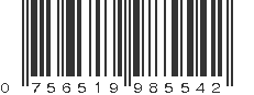 UPC 756519985542