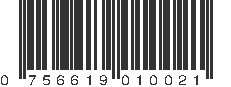 UPC 756619010021