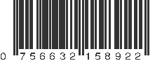 UPC 756632158922